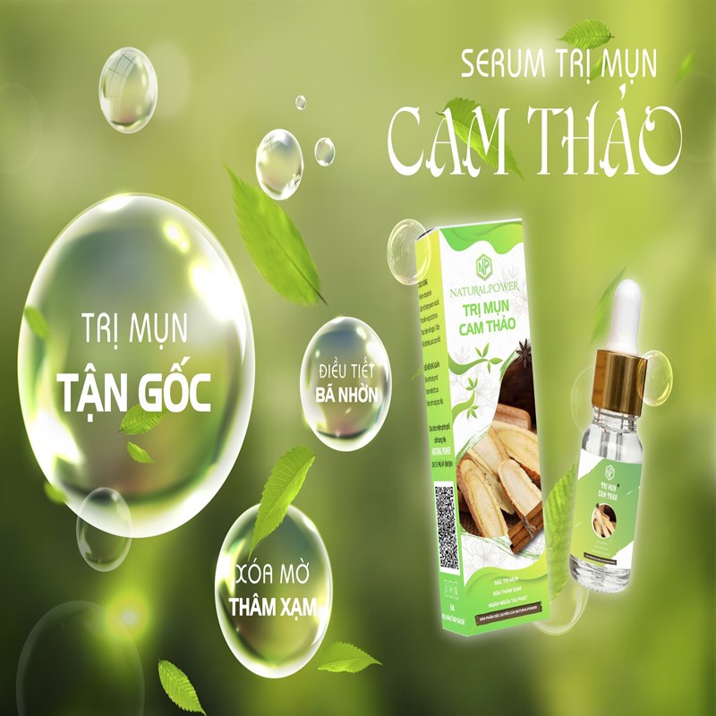 serum diệt và trị mụn cam thảo